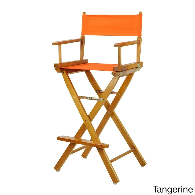 Chaise de réalisateur 76 cm en chêne miel