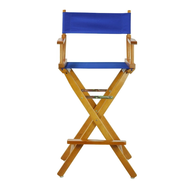 Chaise de réalisateur 76 cm en chêne miel