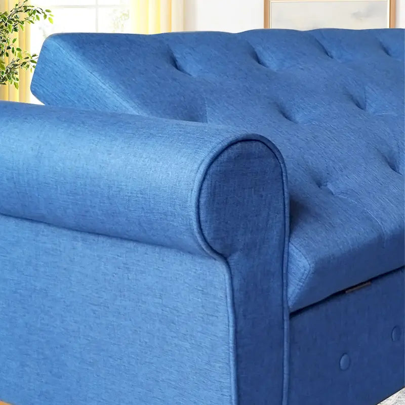 62 Bedroom tufted Button Storage Bench